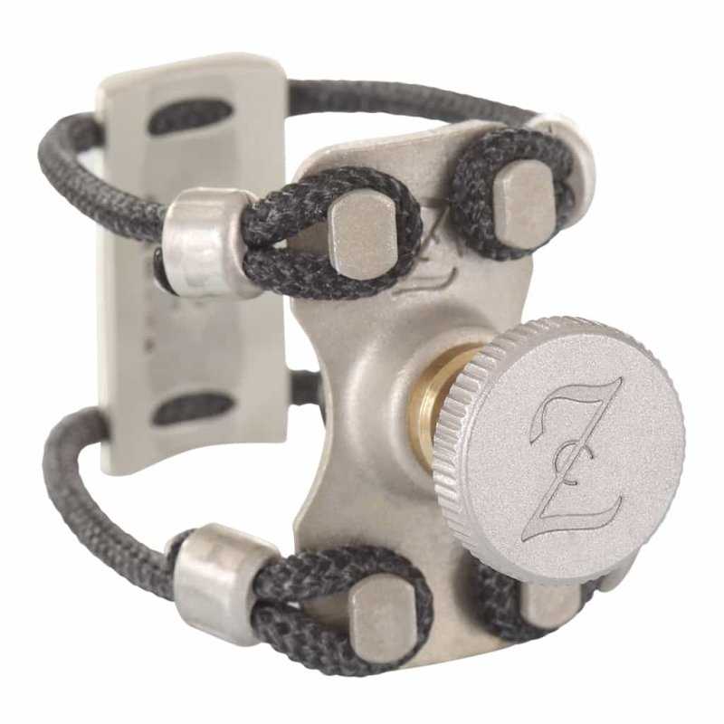 Abrazadera ZAC Silver Metal para Saxofón Alto