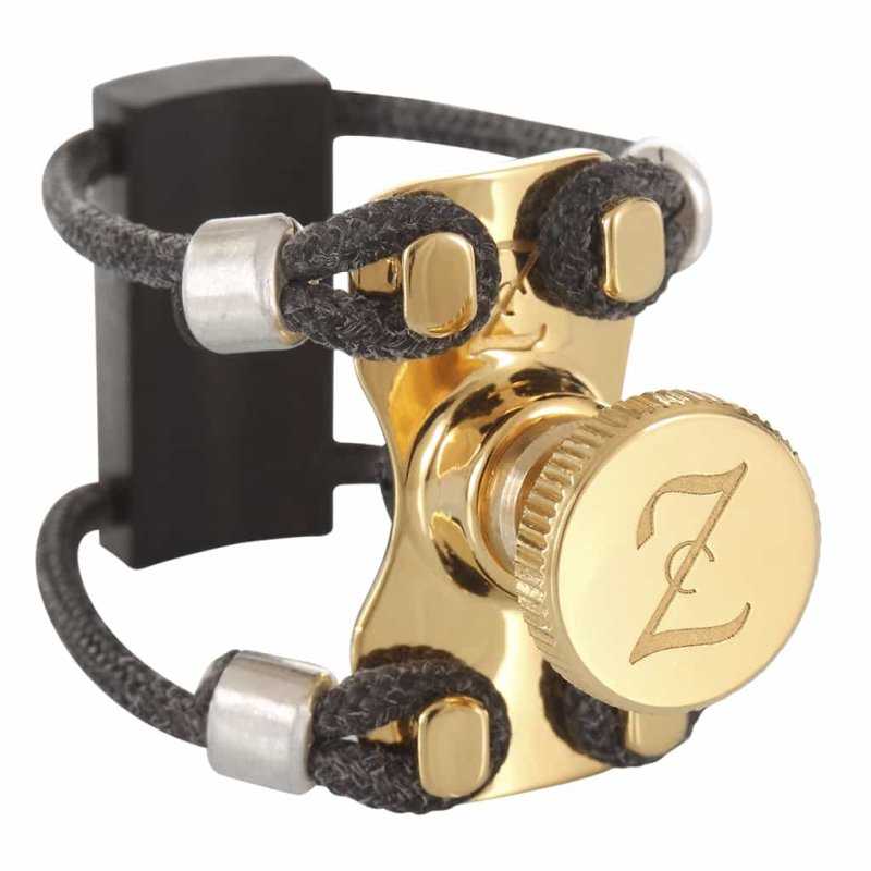 Abrazadera ZAC Top Gold Wood para Saxofón Tenor