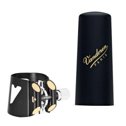 Abrazadera VANDOREN Optimum Black para Clarinete Bajo