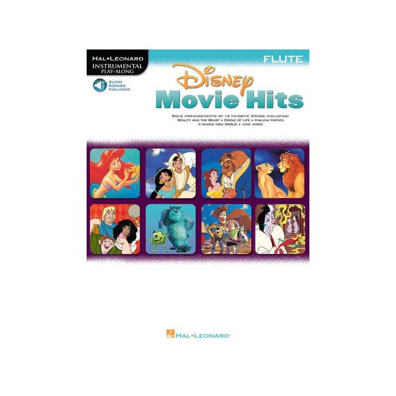 Disney Movie Hits para Flauta Libro + Audio