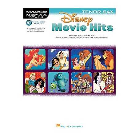 Disney Movie Hits para Saxo Tenor Libro + audio