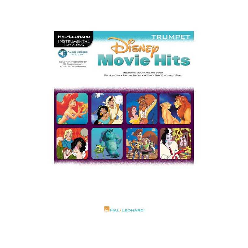 Disney Movie Hits para Trompeta Libro + Audio