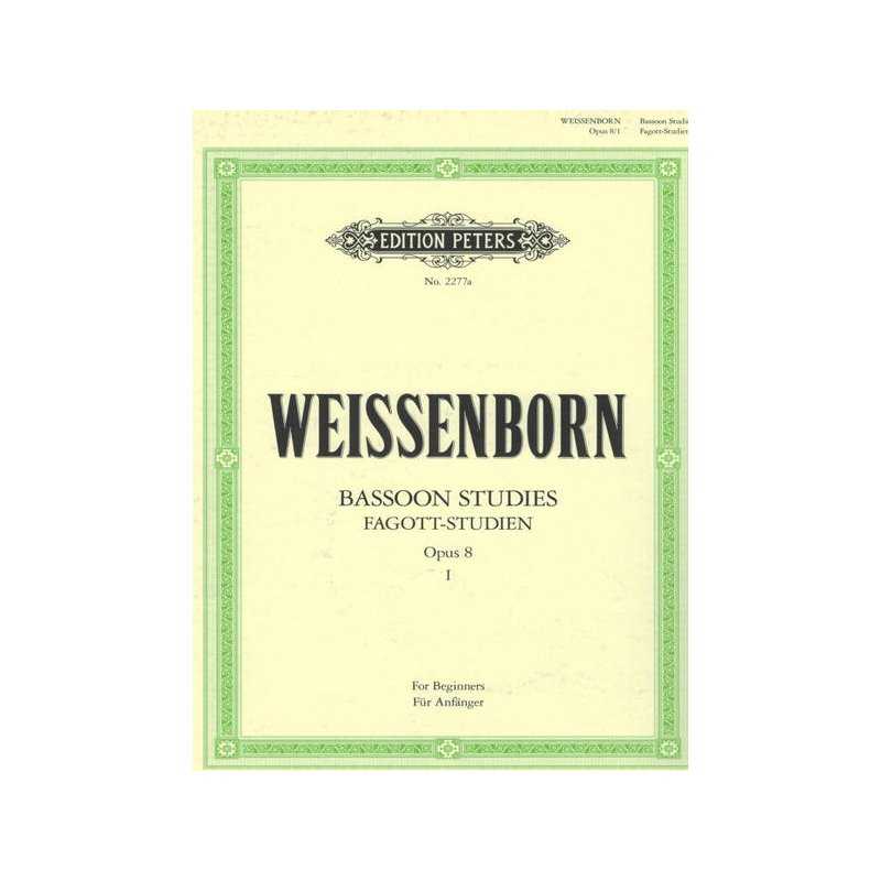 Estudios para Fagot opus 8 vol. I J. WEISSENBORN