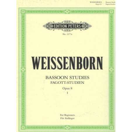 Estudios para Fagot opus 8 vol. I J. WEISSENBORN