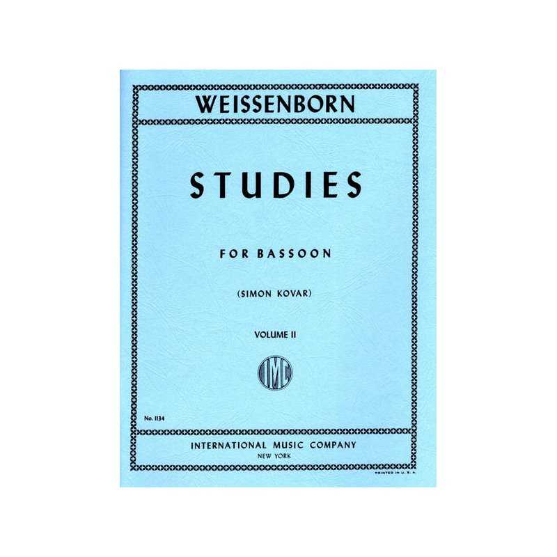 Estudios para Fagot vol II J. WEISSENBORN