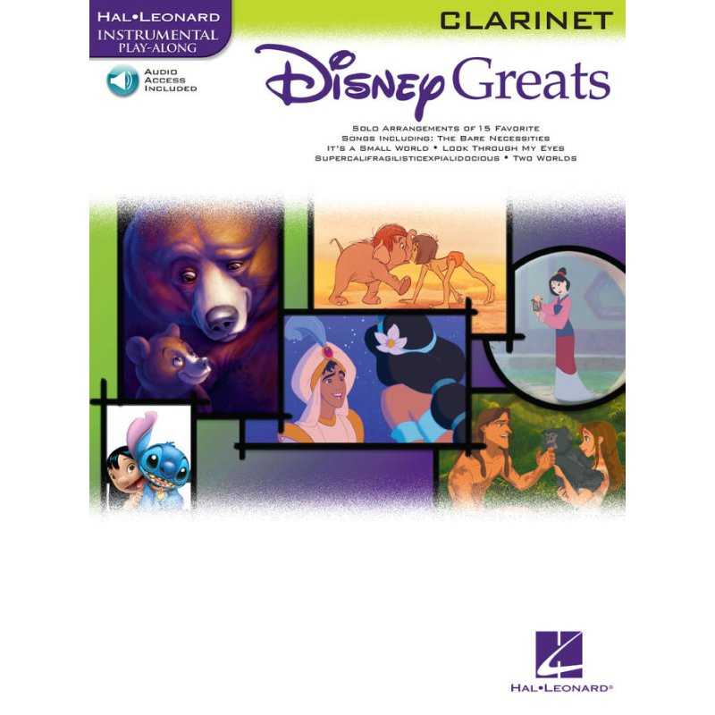 Disney Greats para Clarinete Libro + Audio