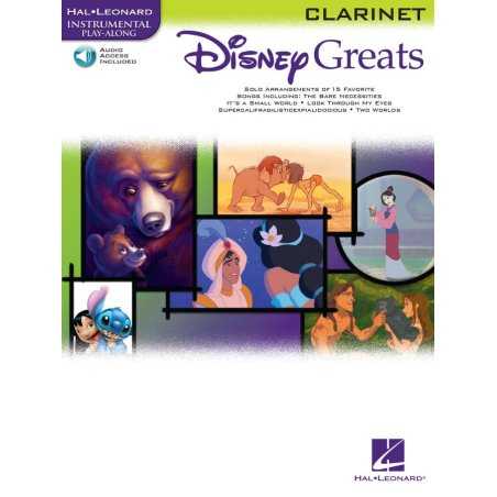 Disney Greats para Clarinete Libro + Audio