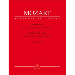 Cuarteto para Oboe, Violín, Viola y Violonchelo en Fa mayor W. A. MOZART