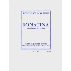 Sonatina para clarinete y piano Bohuslav MARTINU