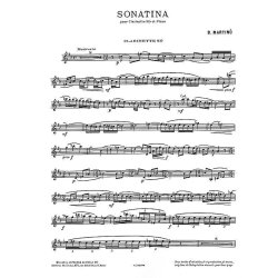 Sonatina para clarinete y piano Bohuslav MARTINU-0