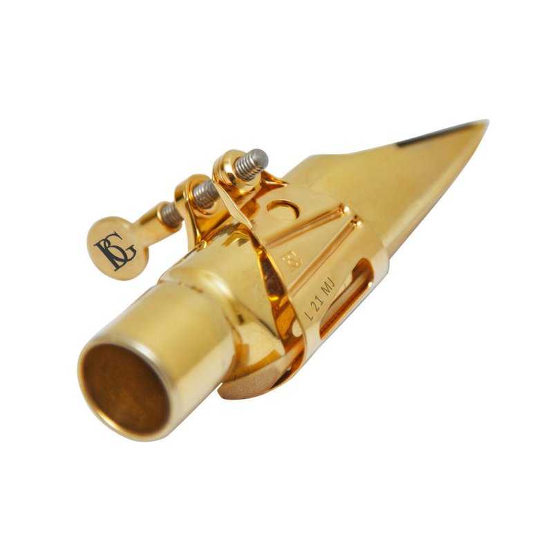 Abrazadera BG L21MJ Universal Jazz 24K para Saxofón alto y tenor-0