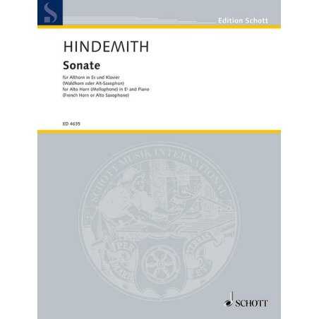 Sonata para Saxofón Alto y Piano P. HINDEMITH