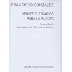 Veinte Ejercicios para la Flauta FRANCISCO GONZALEZ