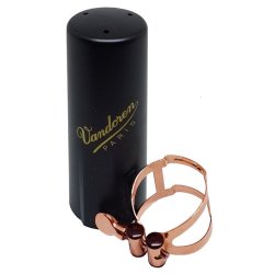 Abrazadera y boquillero VANDOREN M/O Oro Rosa clarinete bajo