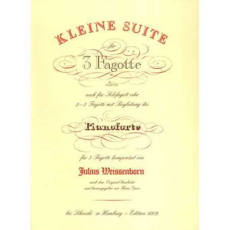 Kleine Suite para 3 Fagotes JULIUS WEISSENBORN