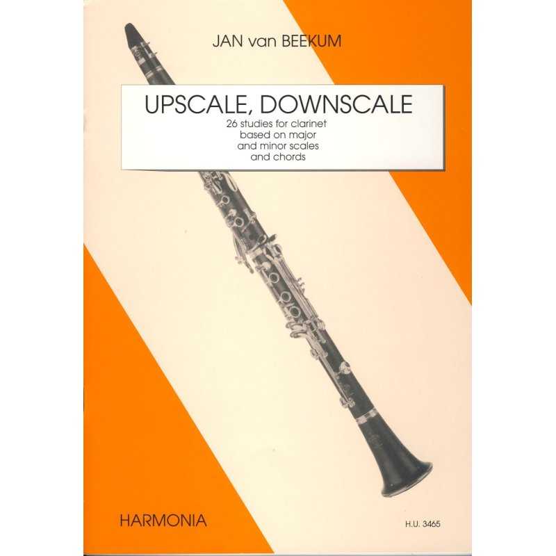 Upscale, Downscale para Clarinete JAM Von BEEKUM