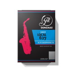 Caja de 10 cañas GONZALEZ Jazz Local 627 para Saxofón Alto