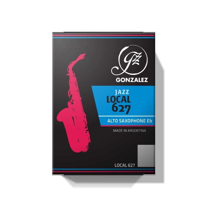 Caja de 10 cañas GONZALEZ Jazz Local 627 para Saxofón Alto