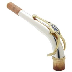 Tudel Saxofón Alto Selmer Serie III Plata Maciza Chapado Oro