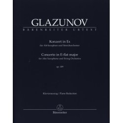 Concierto para Saxofón Alto y orquesta en Mib Mayor op. 109 A. Glazunov