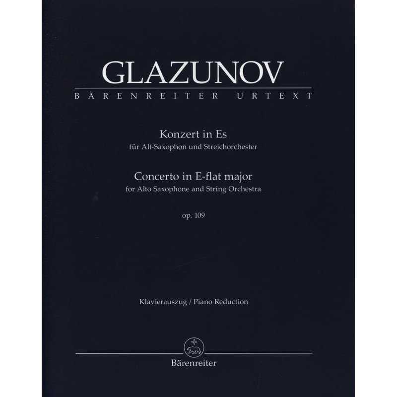 Concierto para Saxofón Alto y orquesta en Mib Mayor op. 109 A. Glazunov