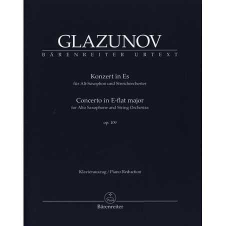 Concierto para Saxofón Alto y orquesta en Mib Mayor op. 109 A. Glazunov