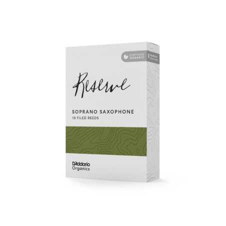 Caja de 10 cañas D'ADDARIO Organic Reserve para Saxofón Soprano