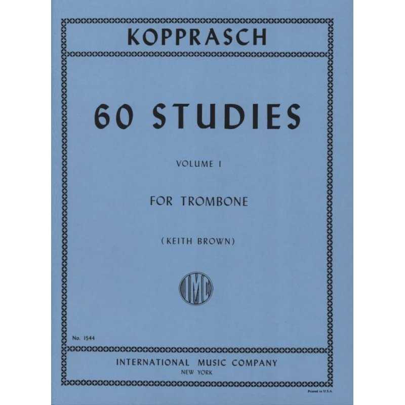 60 Estudios para Trombón Volúmen 1 G. KOPPRASCH