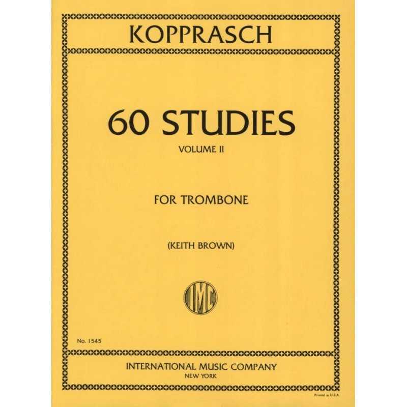 60 Estudios para Trombón Volúmen 2 G. KOPPRASCH