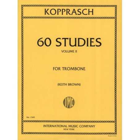 60 Estudios para Trombón Volúmen 2 G. KOPPRASCH