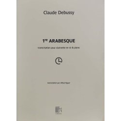 Arabesque Nº 1 Transcripción para Clarinete y Piano C. DEBUSSY