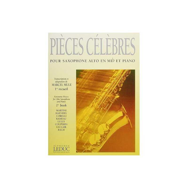 Piezas Célebres para Saxofón Alto y Piano Libro 1 M. MULE