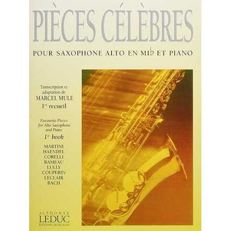 Piezas Célebres para Saxofón Alto y Piano Libro 1 M. MULE