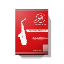 Caixa de 10 palhetas GONZALEZ RC para Saxofone Alto