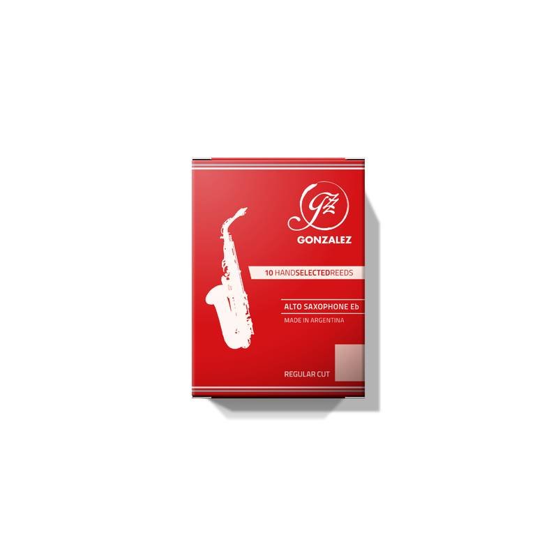 Caixa de 10 palhetas GONZALEZ RC para Saxofone Alto