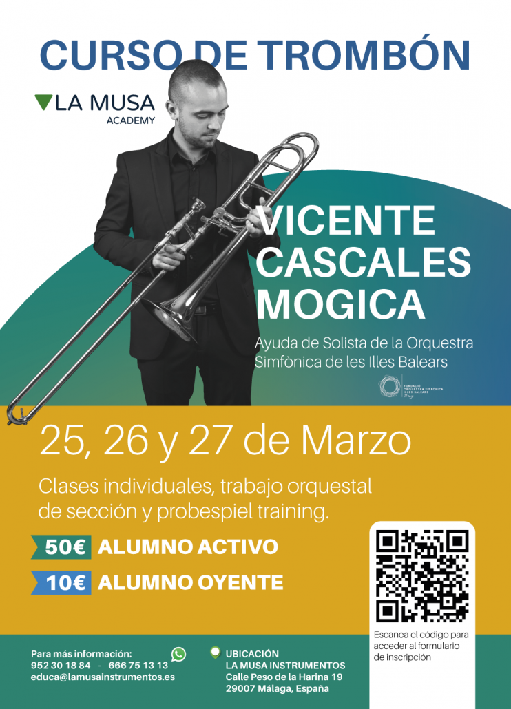 Curso masterclass trombon La Musa