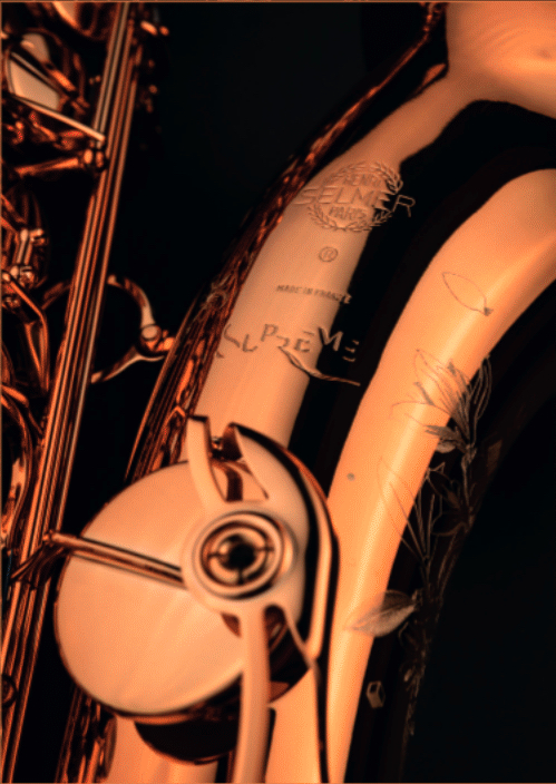 Detalle del Saxofón Tenor Selmer Supreme llaves