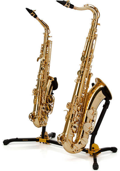 Soporte HERCULES DS537B para Saxofón alto y tenor-0