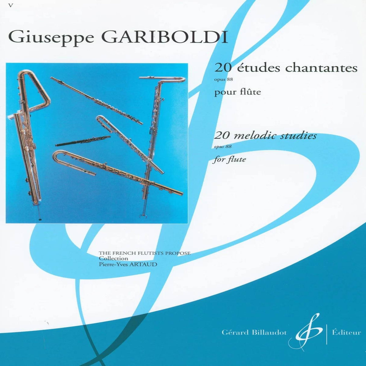 20 zpěvných etud op. 88 pro flétnu G. GARIBOLDI