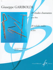 20 Etudes Chantantes Opus 88 para flauta G. GARIBOLDI