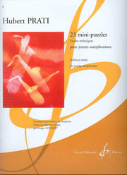 23 mini-puzzle per sassofono Hubert PRATI
