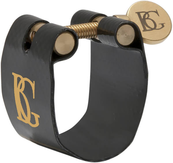 Abrazadera y boquillero BG FLEX LFA para saxofón alto