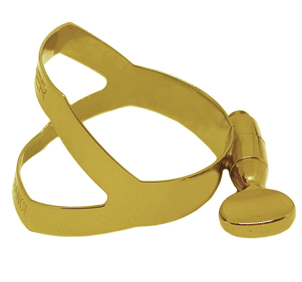 Abrazadera SELMER lacada oro para Saxofón Alto-0