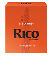 Caja de 10 cañas D'ADDARIO Rico para Clarinete