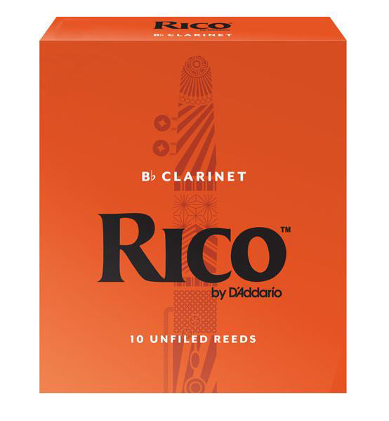 Caja de 10 cañas D'ADDARIO Rico para Clarinete