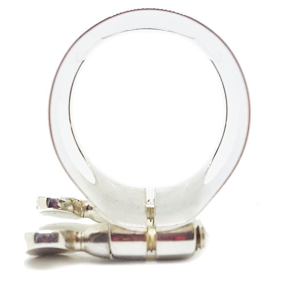 Abrazadera SELMER plateada para requinto-0