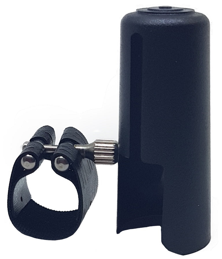 Abrazadera y boquillero ROVNER Dark 3RL para clarinete bajo