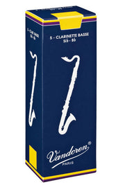 Caja de 5 cañas VANDOREN Tradicional para clarinete bajo