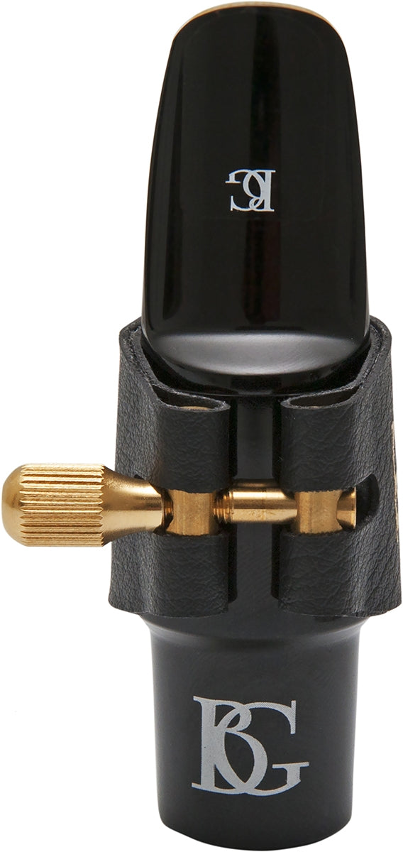 Abrazadera y boquillero BG L13 Standard para saxofón tenor-0
