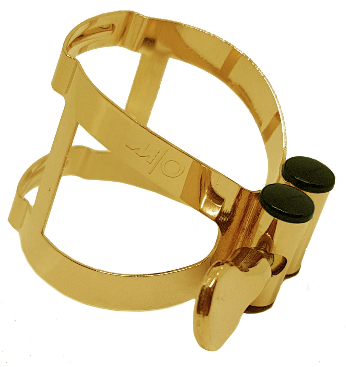 Abrazadera y boquillero VANDOREN M/O Dorada para saxofón alto-0